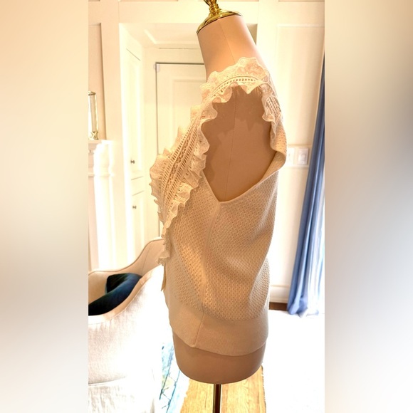 Pilcro For Anthropologie Women’s Crafted Bib Sweater Tank - Picture 5 of 11